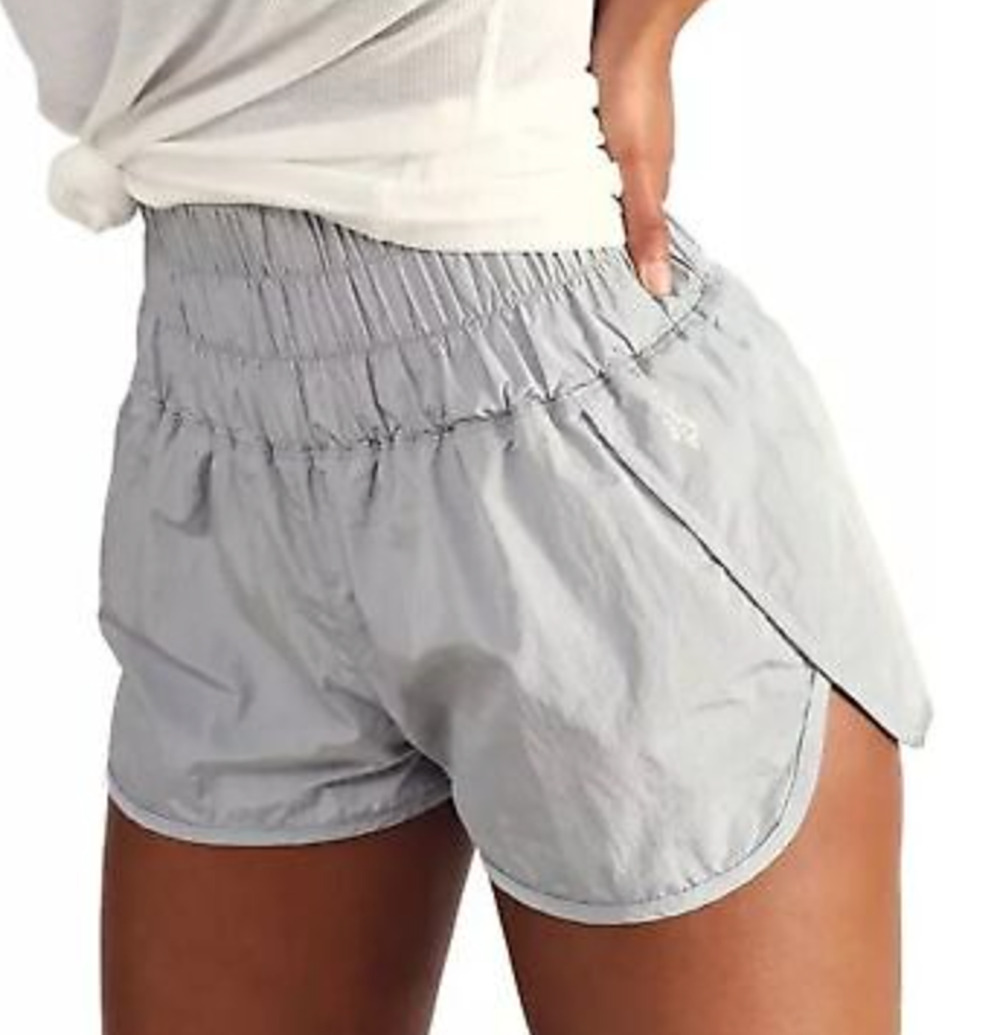NEW FREE PEOPLE FP MOVEMENT FLAMBE THE NOISELESS WAY HOME SHORTS OB1340873 SZ S